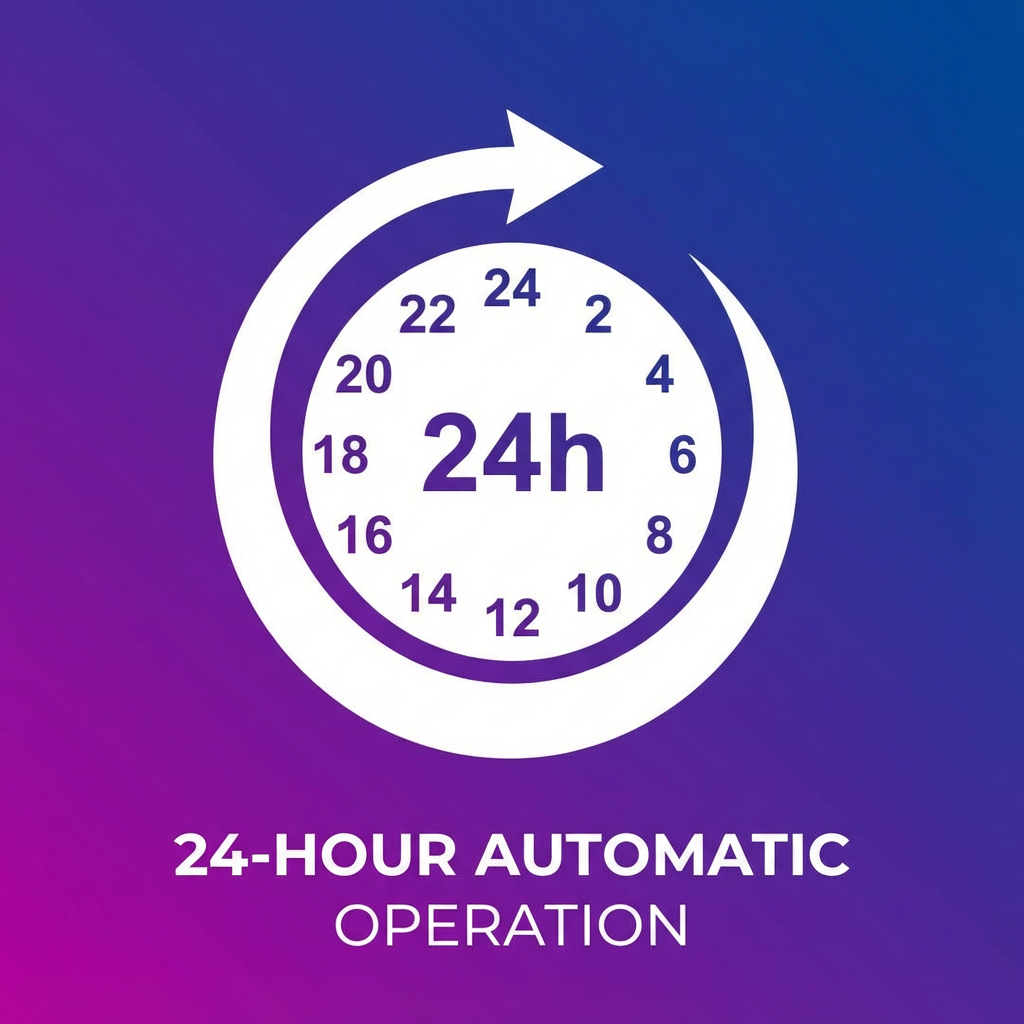 24時間自動運営